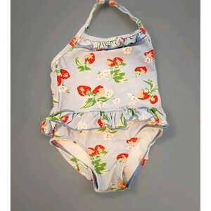 Cath Kids Strawberry‎ Print Baby Swimsuit - Size: 6–12 Months